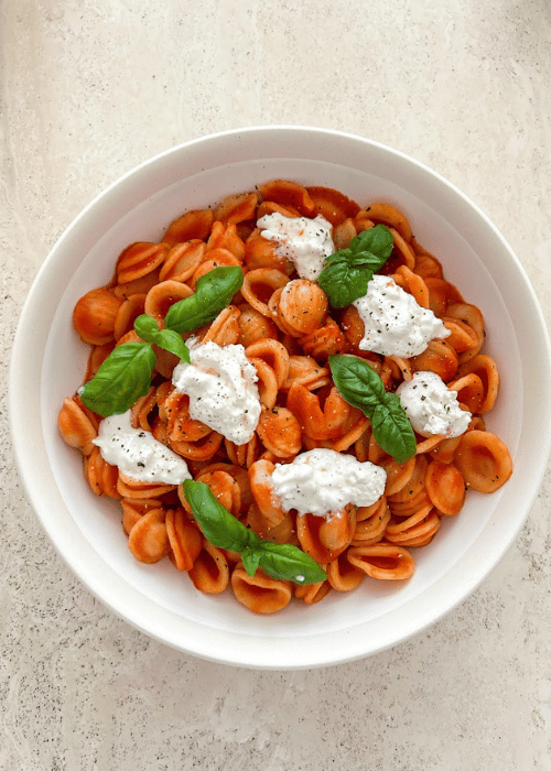Orecchiette Pasta | Pomodoro & Burrata - Martina's Recipes