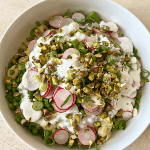 Tortellini Pasta Salad with Creamy Cottage Cheese Dressing